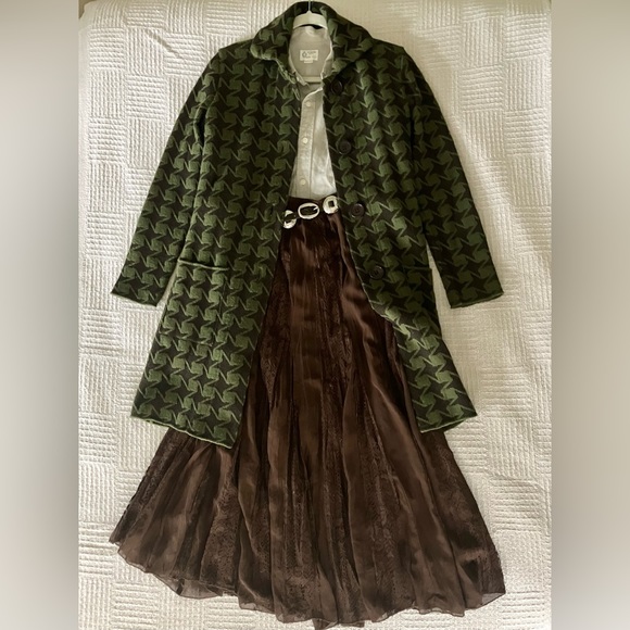 Wool Blend Cardigan Duster Made in Italy 🇮🇹 - Picture 1 of 16